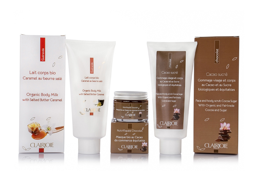 soins-gourmands-chocolat-caramel-clairjoie-cosmetiques-bio