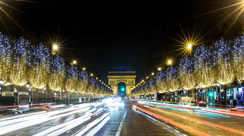 Les illuminations de l’avenue des Champs-Élysées 2024