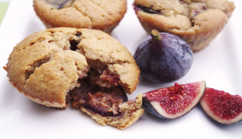 Petits gâteaux aux figues fraîches et au miel