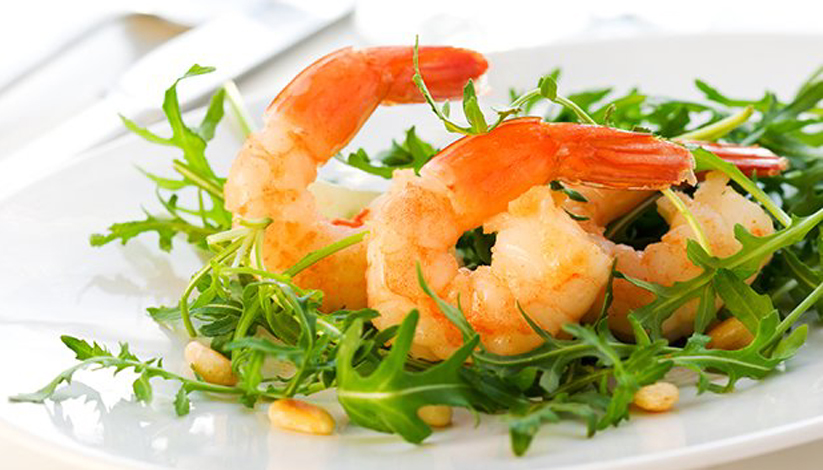 Endives fondantes à l’orange et aux crevettes