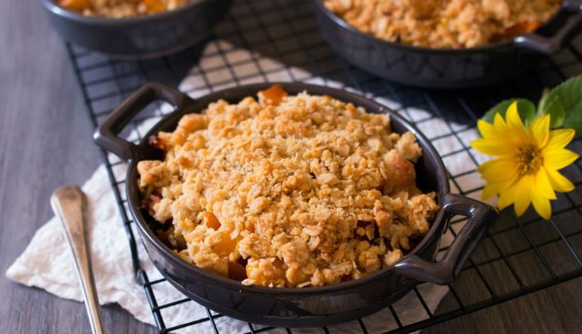 Crumble de potimarron au parmesan