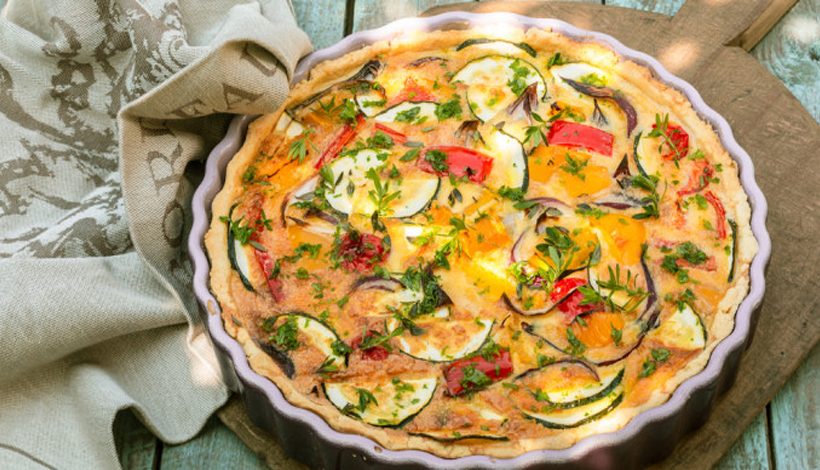 Tarte végétarienne aux œufs