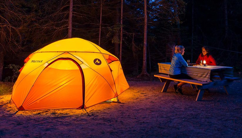 Camping écolo, mais confort !