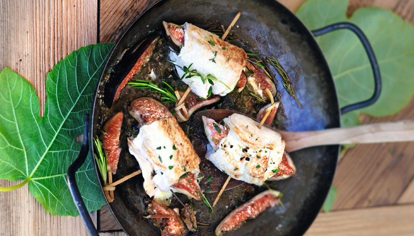 Saltimbocca de poulet aux figues