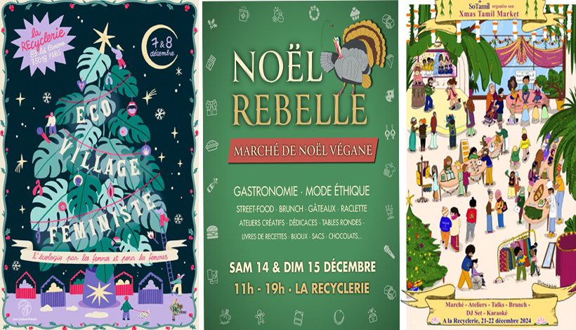Les marchés de Noël éco-responsables de La REcyclerie