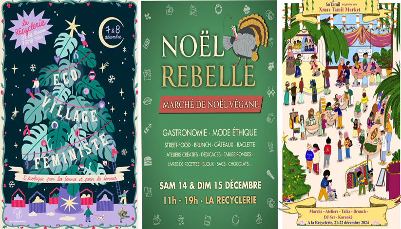 Les marchés de Noël éco-responsables de La REcyclerie