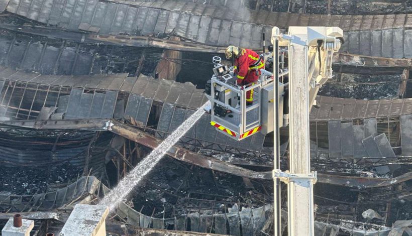 Incendie au marché des Enfants Rouges